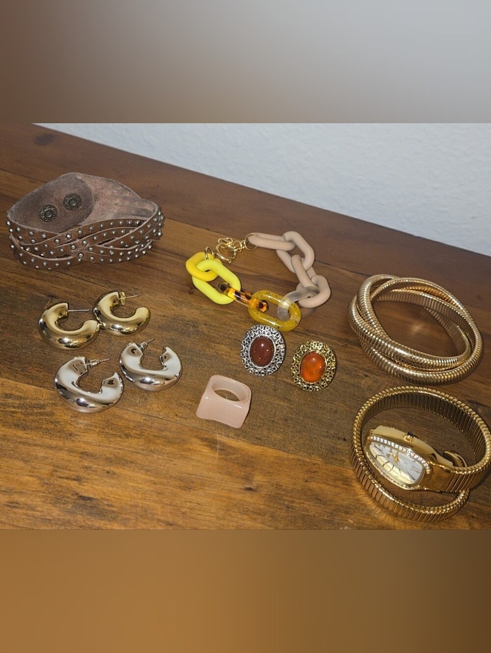 Neutral/Edgy Y2K Costume Jewelry Bundle